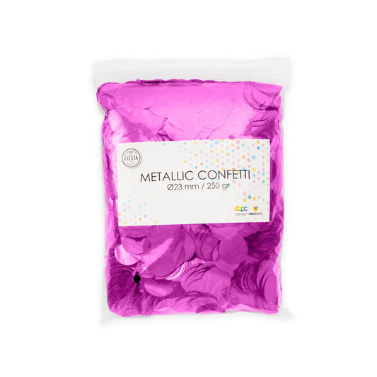 Metallic Confetti Roze XL - 23mm 250gr