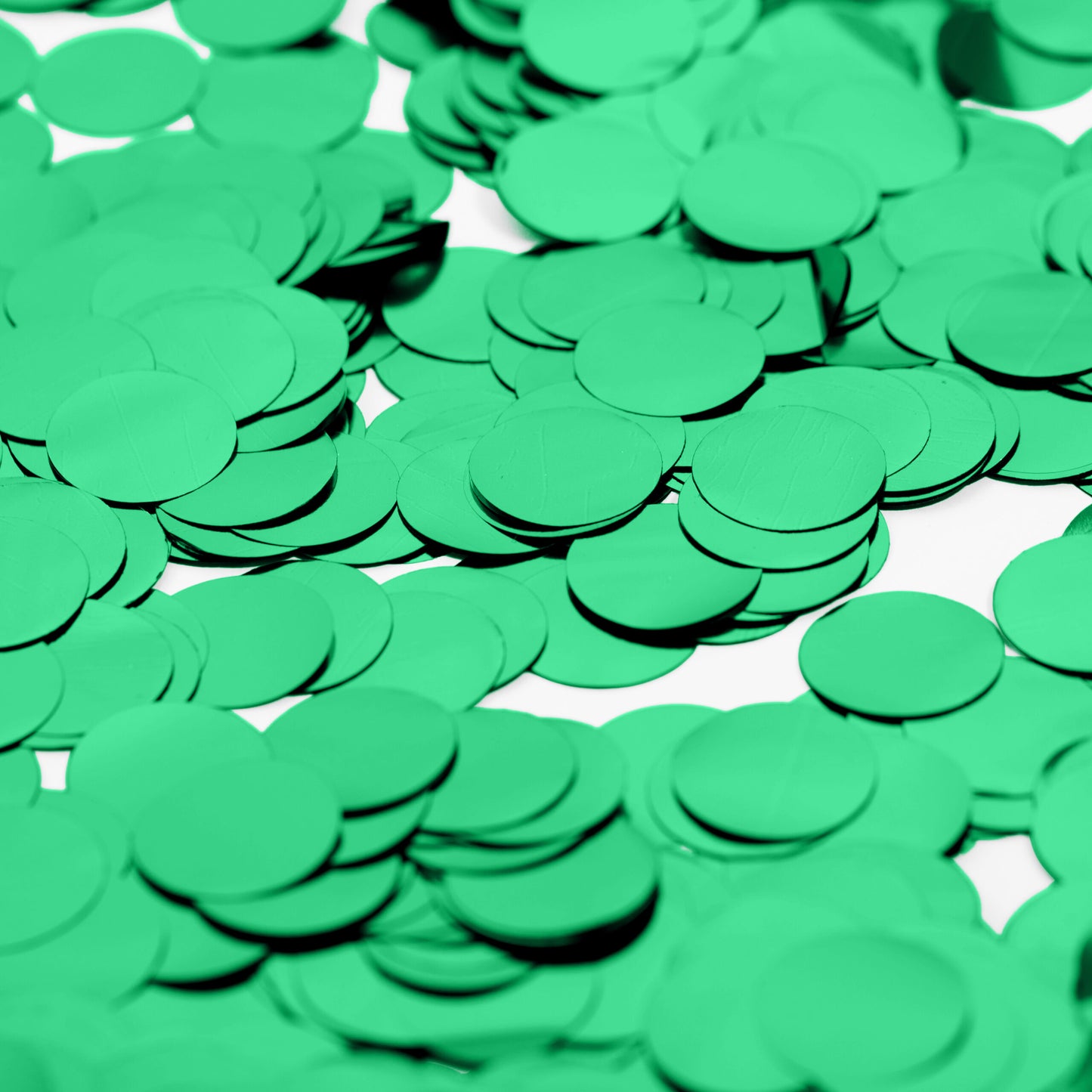 Metallic Confetti Groen XL - 23mm 250gr