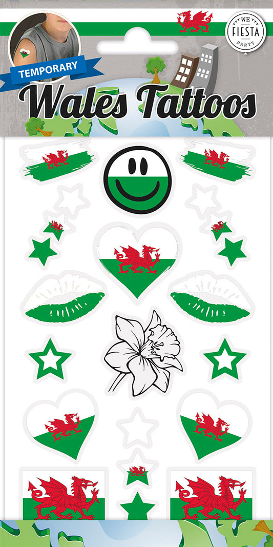 12x Plak Tattoo Wales