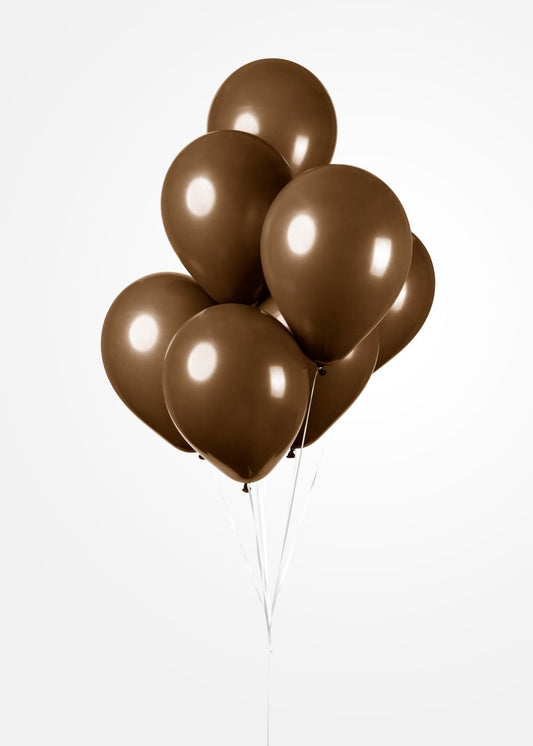 25 Ballonnen 12″ Bruin