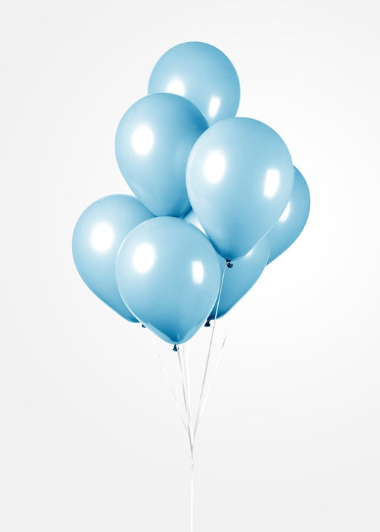 25 Ballonnen 12″ Licht blauw