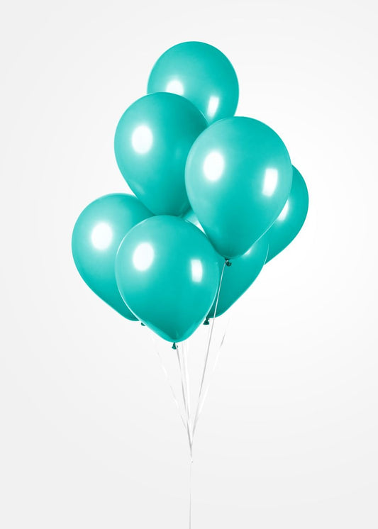 25 Ballonnen 12″ Turquoise